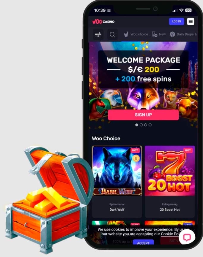 WooCasino Mobile Friendly Casinos
