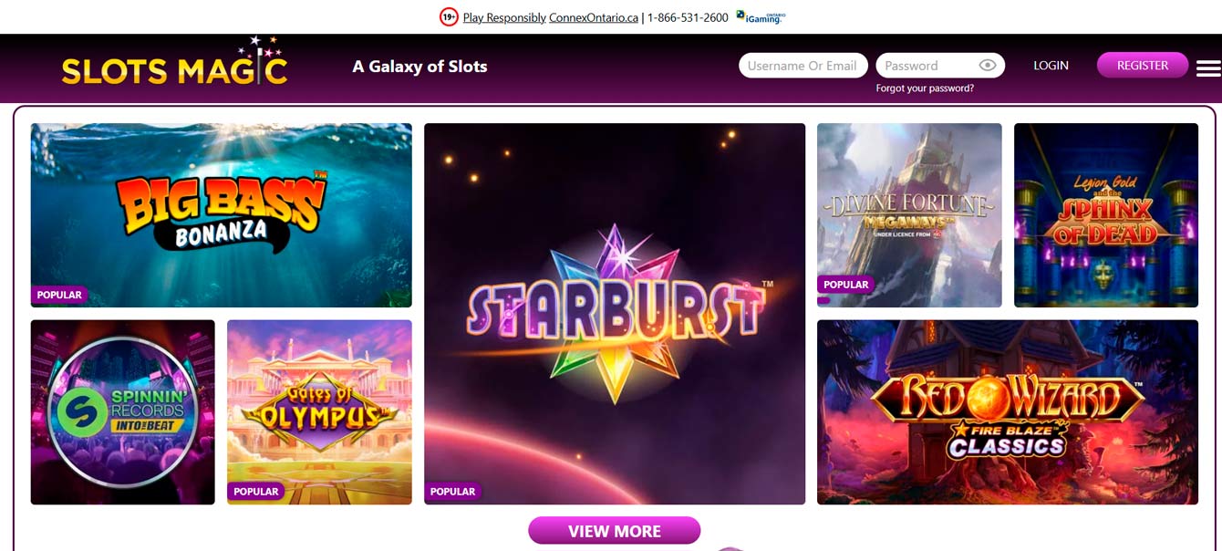 online casino Slots Magic screen